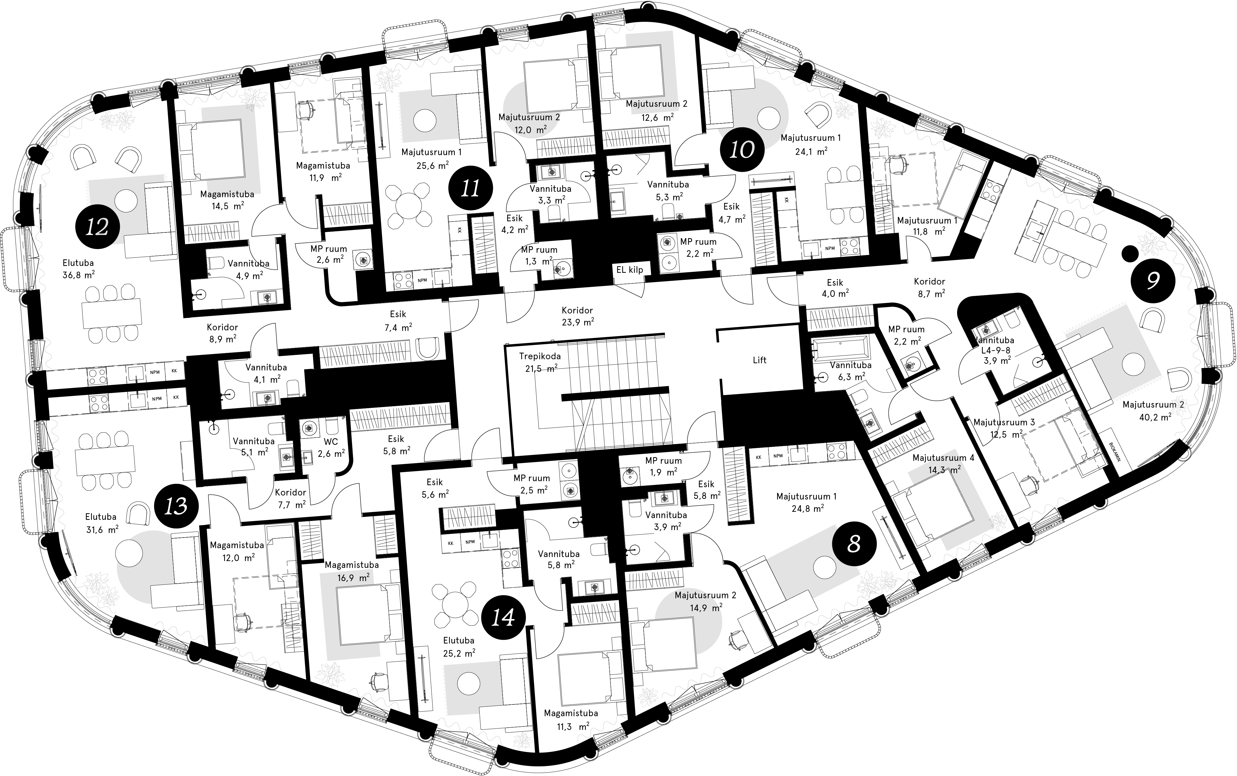 Korruseplaan – Laeva 4, Korrus 4