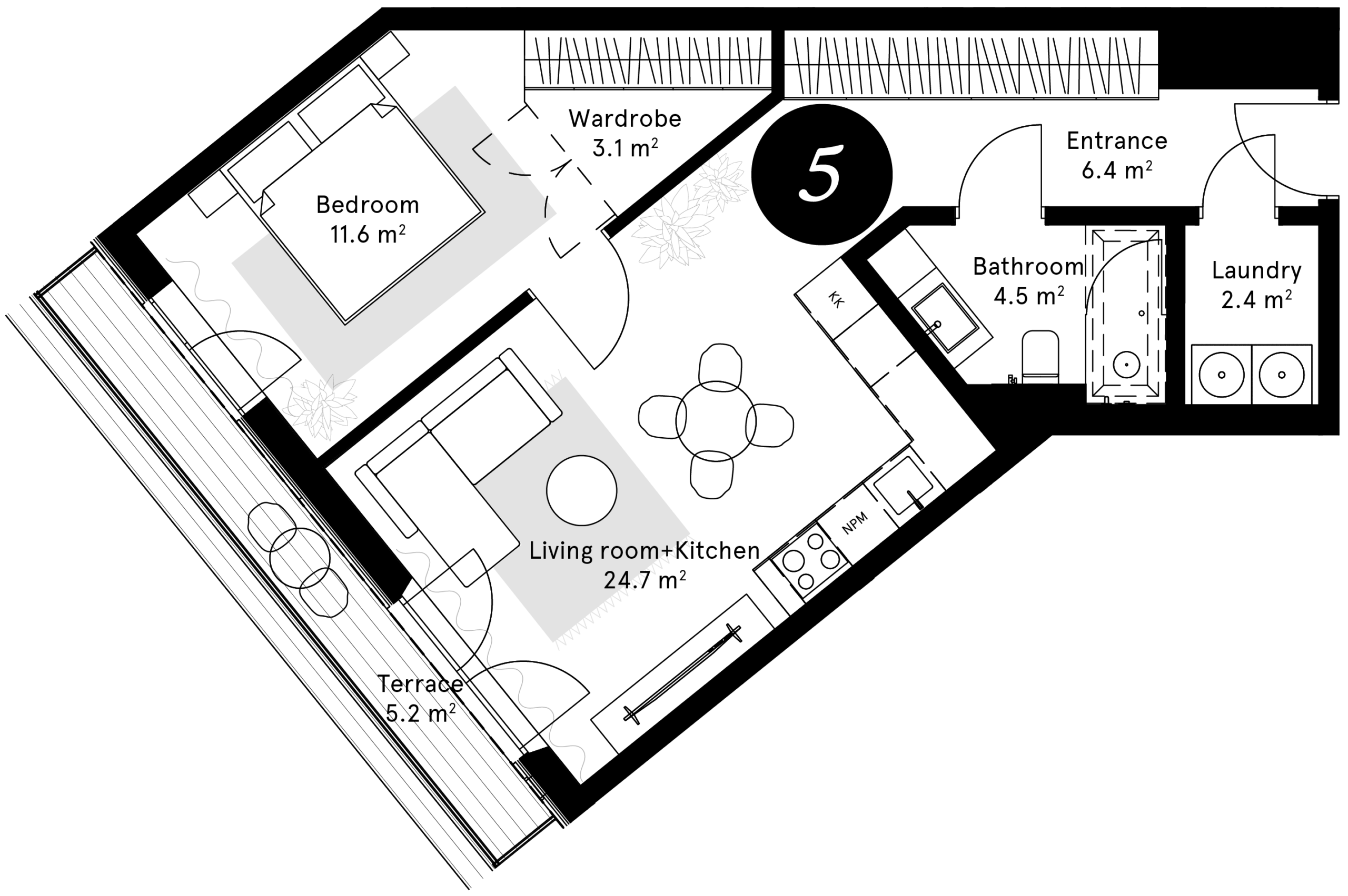 Plan – Apartment 5