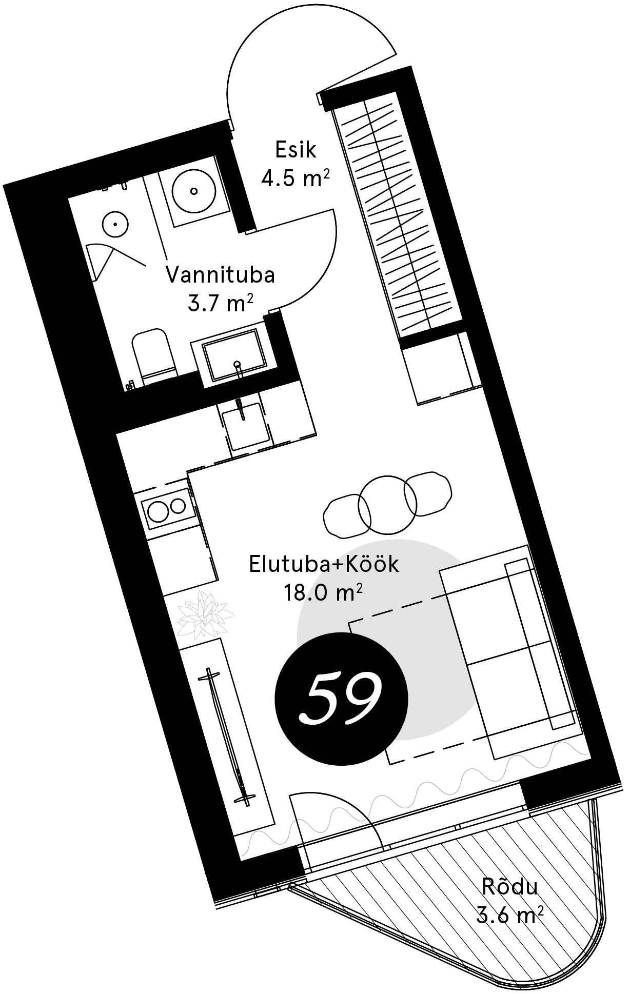 Korteriplaan – Korter 59