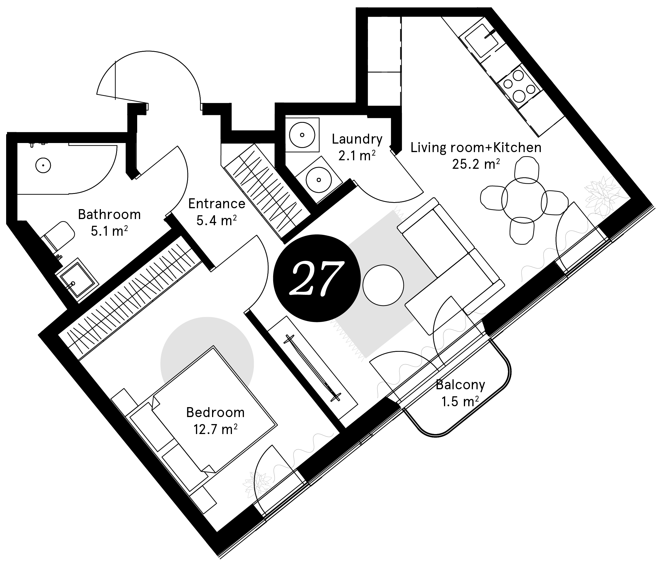 Plan – Apartment 27