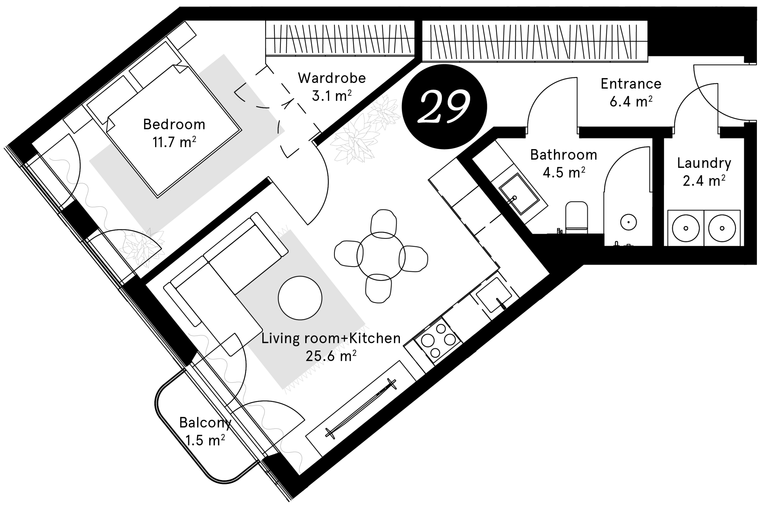 Plan – Apartment 29