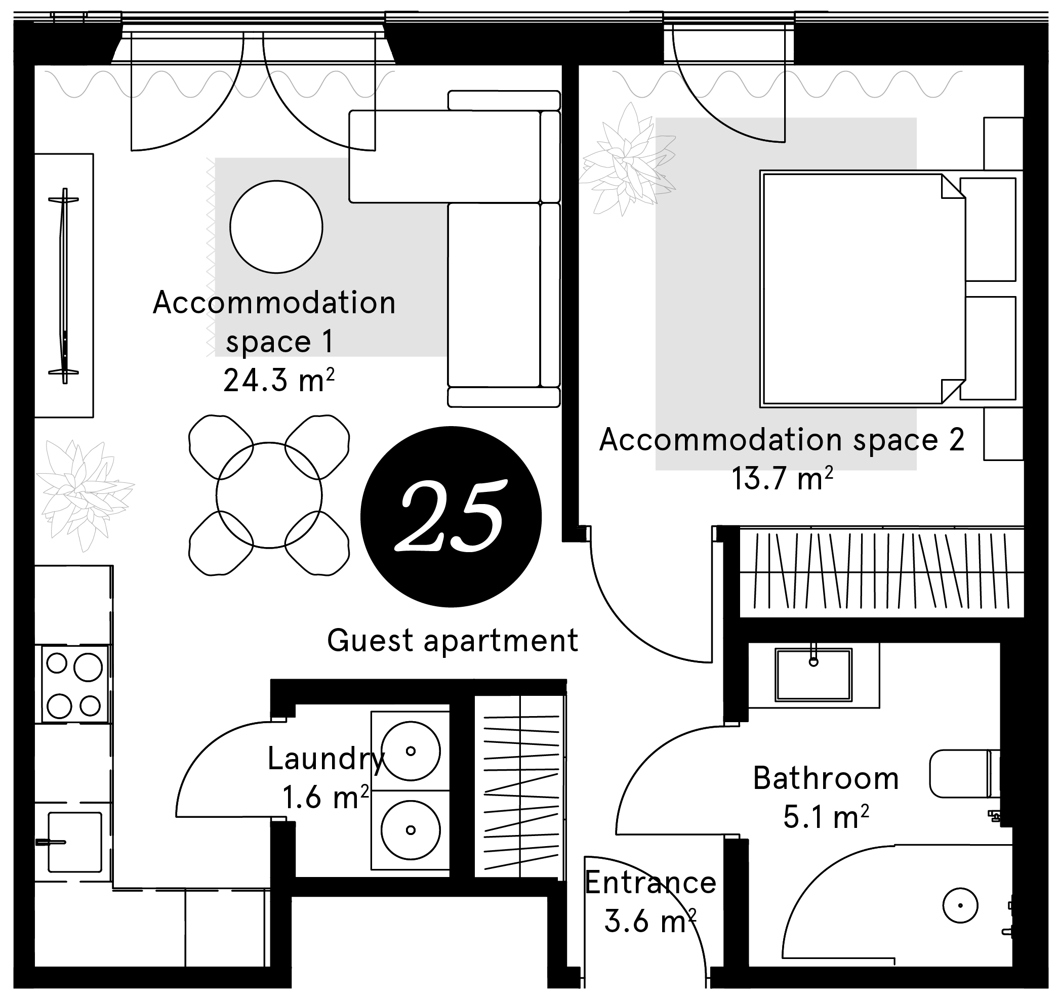 Plan – Apartment 25