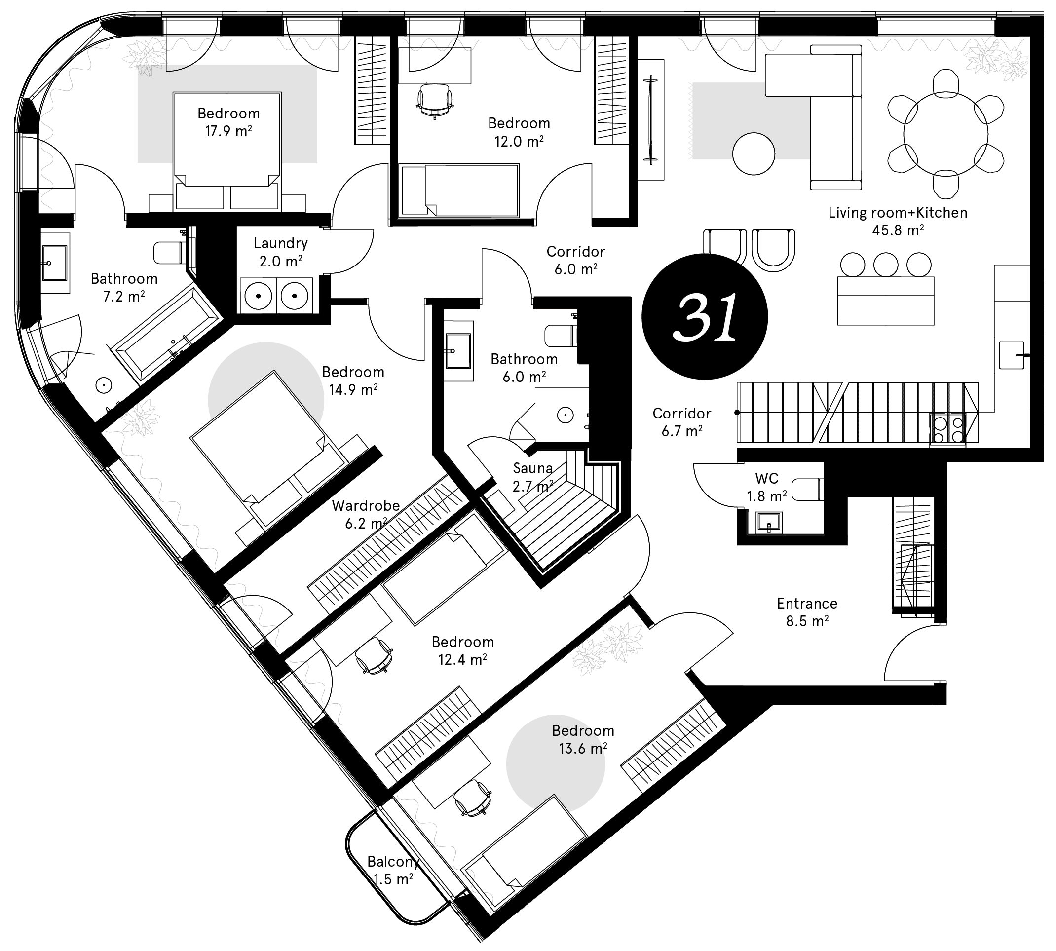 Plan – Apartment 31