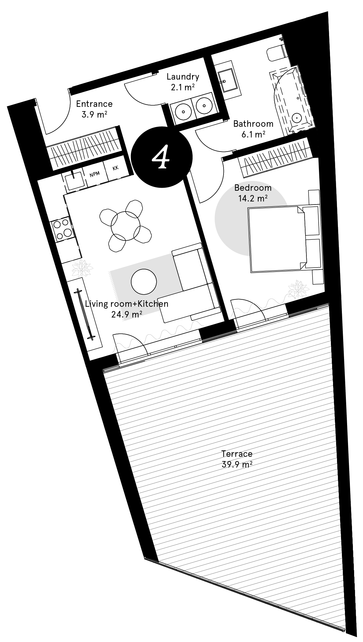 Plan – Apartment 4