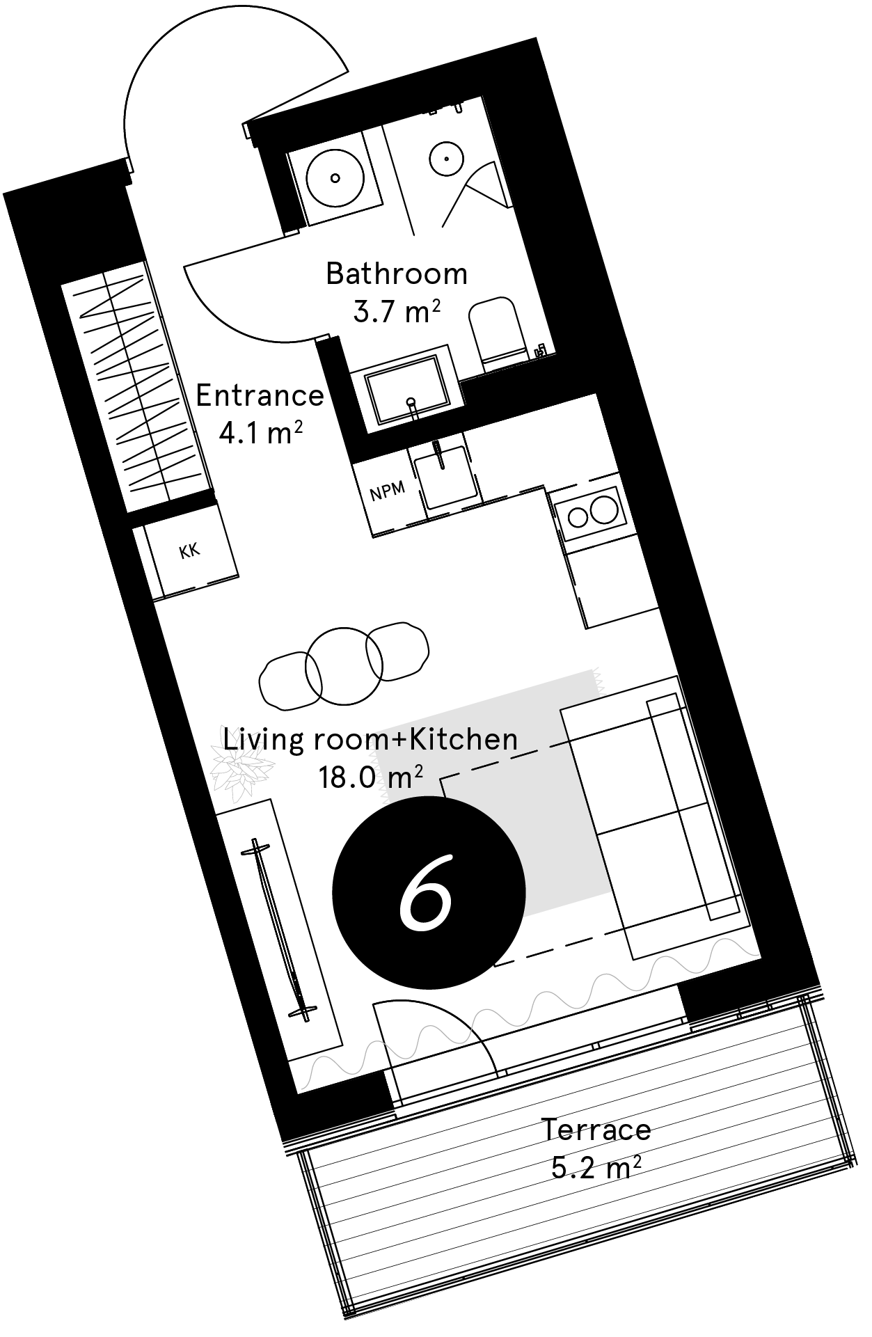 Plan – Apartment 6