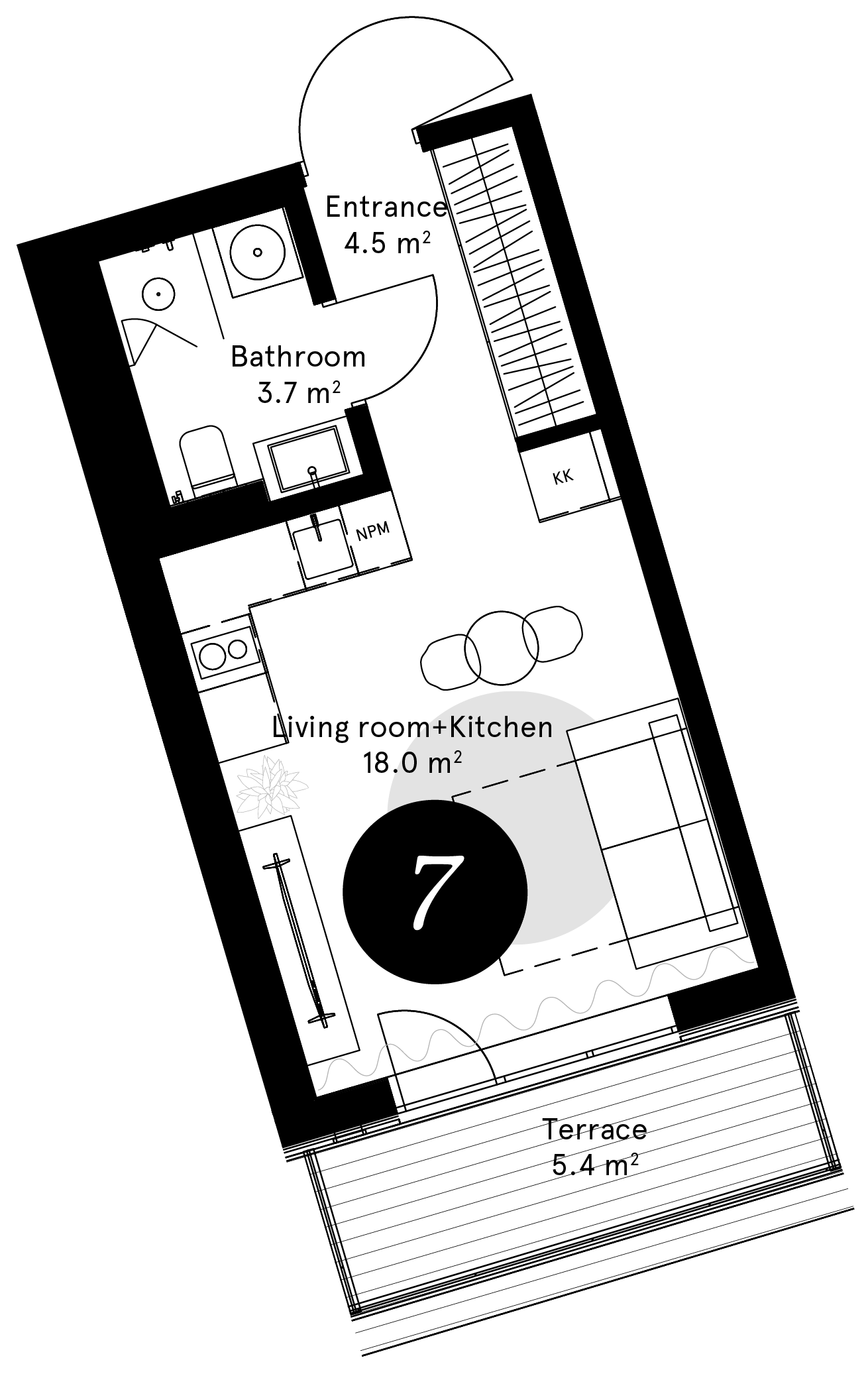 Plan – Apartment 7