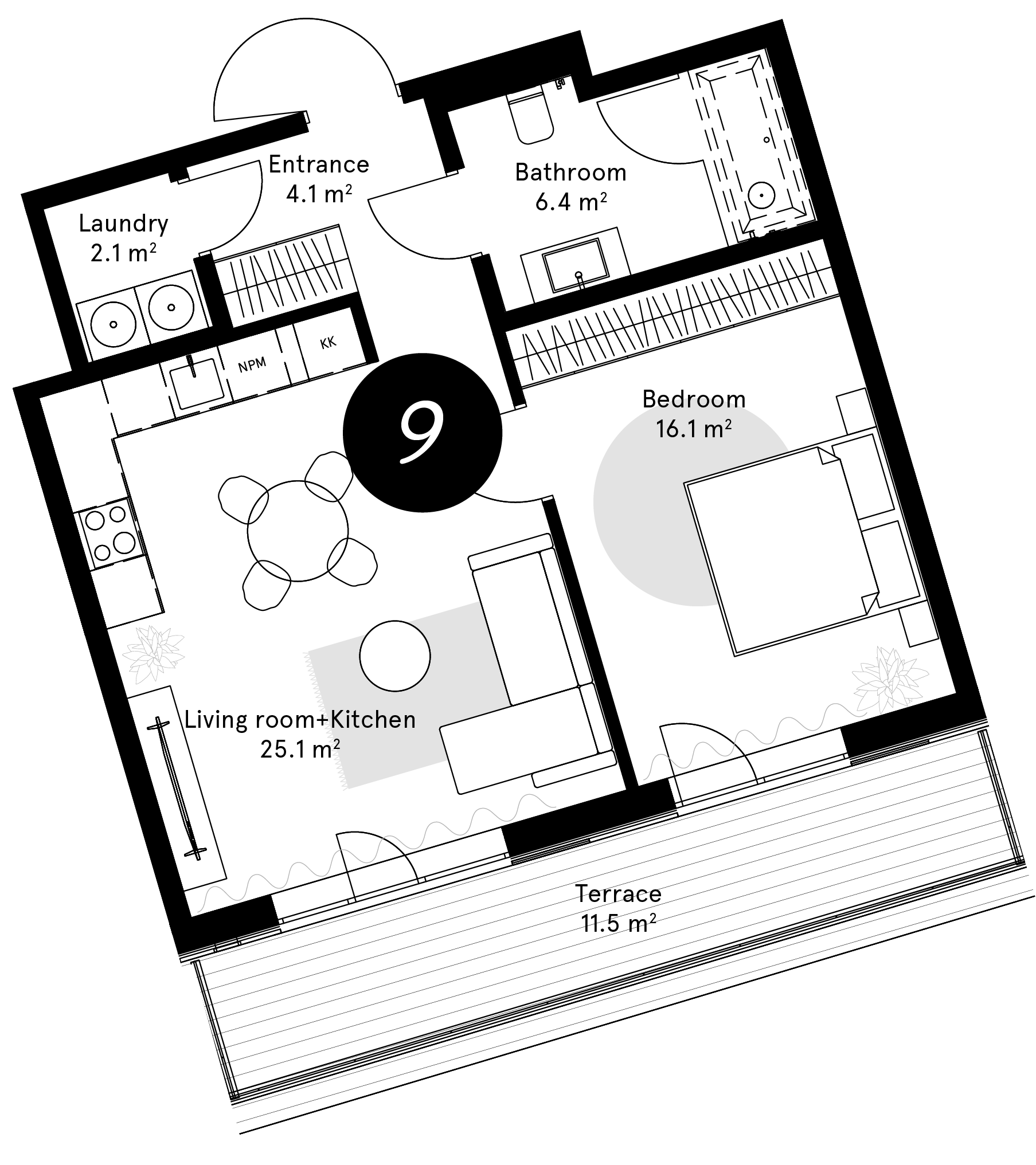 Plan – Apartment 9