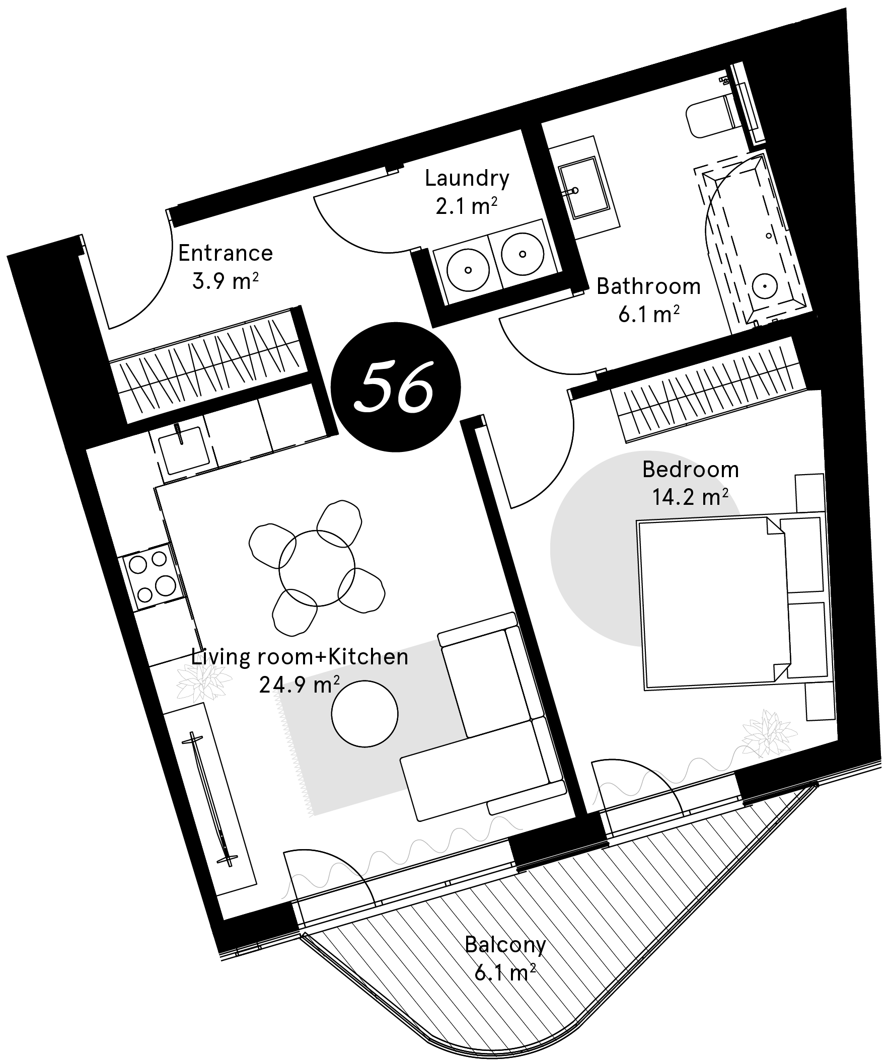 Plan – Apartment 56